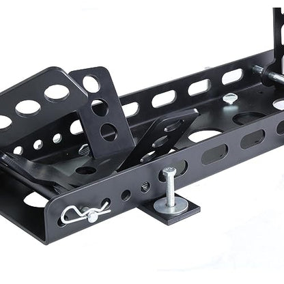 14" to 22" Removable Trailer Model Motorcycle Wheel Stop Chock Adjustable Rear 1T2TOMMWSCA HR2771