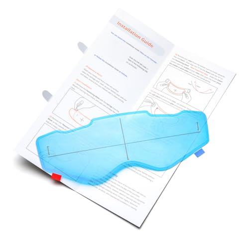 Anti-Fog Helmet Visor Film for Motorcycle Helmets Face Shield Compatible with ARAI XD4 Helmets Visor Insert Anti-fog | Clear Vision Fog Free Helmet Shield for Cold and Rainy Days 3.7" x 10.7" - size: ARAI XD4