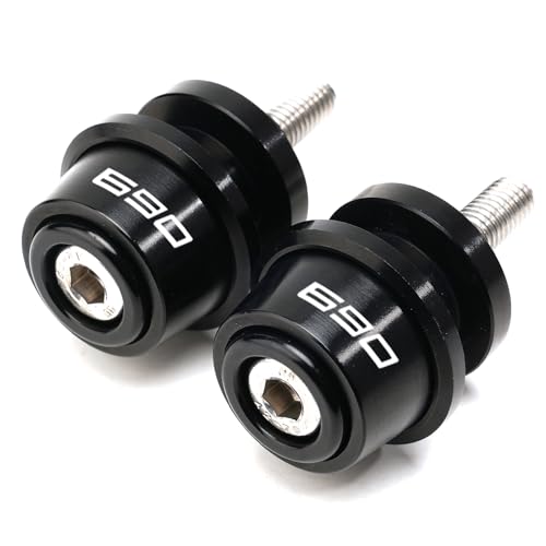 Compatible with 2026 690 SMC R Duk 690 690 ENDURO R 2008-2023 2024 2025 2026 690 SMC-R accesscories M10 CNC Motorcycle Swingarm Spools Slider Stand Screws (X Black) - color: X Black