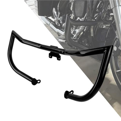 Motorcycle Crash Bar Engine Guard Highway Crash Bar Fit for Harley Touring Street Glide Road Glide Road King Electra Glide Ultra (E- Engine Guard for 14-22 Touring) - size: E- Engine Guard For 14-22 Touring