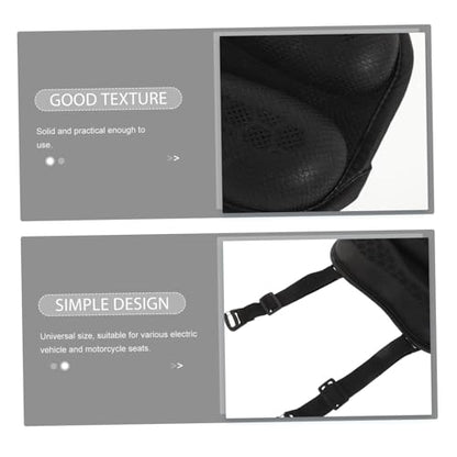 Amosfun Motorcycle Seat Cushion Pad Honeycomb Gel Design Breathable Motorcycle Seat Cover for Long Rides Fit for Motorcycles Electric Bikes