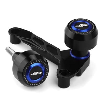 Motorcycle Frame Sliders Falling Protection CNC Compatible with S1000RR 2025 2024 2023 Crash Protector Pad Engine Fairing Guards S 1000 RR S1KRR S1000 RR S 1000RR S1000RR Accessories (Blue) - color: blue