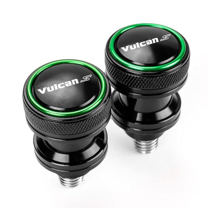Fit for KAWASAKI Vulcan S 650 VN650 2015-2023 2024 2025 2026 Motorcycle Accessories M10 Swingarm Spools Slider Stand Screws (Green) - color: Green