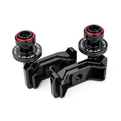MOWOK Fit For YAMAHA MT-07 MT07 2026 2025 2024 2023 2022 2021 2020 2019 2018 2017 2016 2015 2014 Motorcycle Accessories Stand Screws Swing Arm Swingarm Spools slider (Red) - color: Red