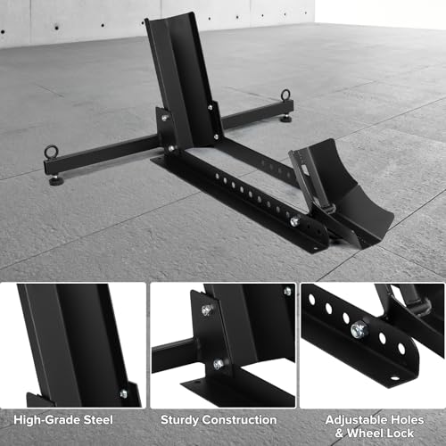 Motorcycle Front Tire Chock, Adjustable Motorcycle Wheel Chock, 1500 lbs Heavy Duty Wheel Stand for 15"-30" Wheels, Motorbike Front Chock High-Grade Steel Trailer Stand(Black) - size: 1500lbs for 15"-30" Wheels