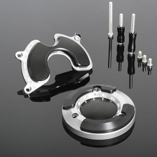 Monkey125 Left Right Engine Cover Protector Slider Compatible with Monkey 125 Super Cub C125 2018-2021 3D CNC Motorcycle Accessories Engine Crankcase Guard (Silver) - color: Silver2
