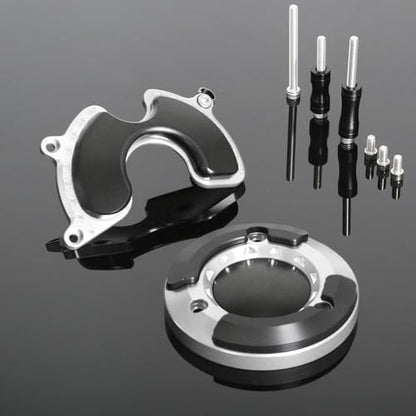 Monkey125 Left Right Engine Cover Protector Slider Compatible with Monkey 125 Super Cub C125 2018-2021 3D CNC Motorcycle Accessories Engine Crankcase Guard (Silver) - color: Silver2