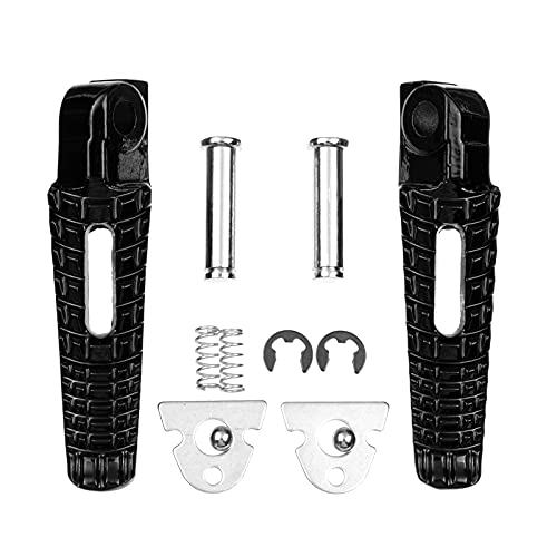 Motorcycle Rear Footpegs Pdeals Footrests for Suzuki GSXR600 GSXR750 2006-2020, GSXR1000 '05-2020, GSX-S1000 '18-2020, GSX-S750 '18-2019, B-KING '08-2013 (Rear Pegs-Black) - color: Rear Pegs-Black