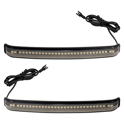 LED Saddlebag Tail Light with Running Brake Light and Sequential Turn Signal Lamp Fit for Harley Touring Street Glide Road King Road Glide Electra Glide Ultra Limited 2008-2013 (Smoked Lens) - color: 2008-2013 Smoke