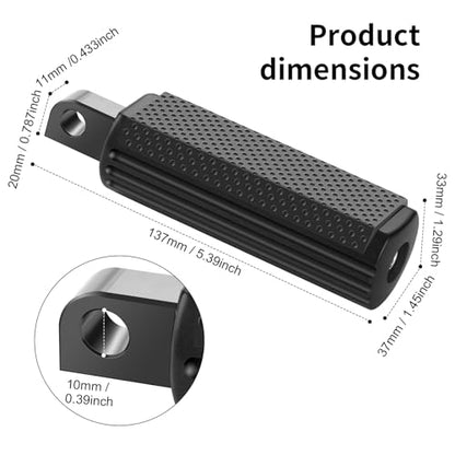 CNC Footpeg Footrest Fit For Harley Street Glide, Road Glide, Road King, Sportster 883, Dyna, (Softail 1986-2017) Foot Pegs - color: A Black