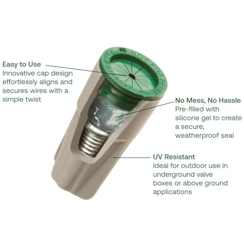 Rain Bird WPCONN10 Waterproof Grease Cap Wire Connectors, 10-Pack - size: 10-Pack