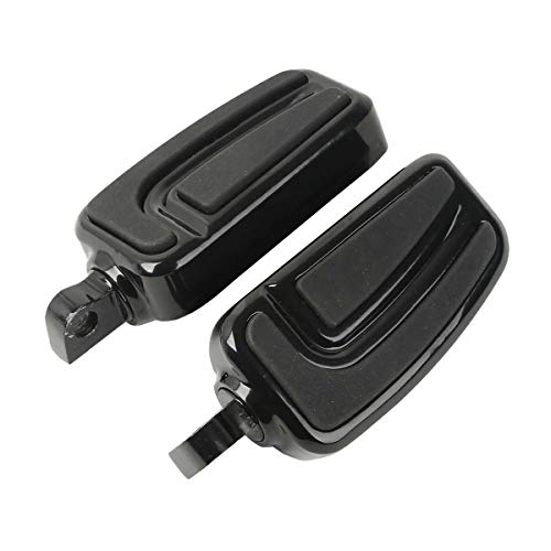 TCMT Universal 10mm Male Mount-Style Footpegs Fit For Harley Sportster XL 1200 883 Fatboy - color: Black, size: Stype E