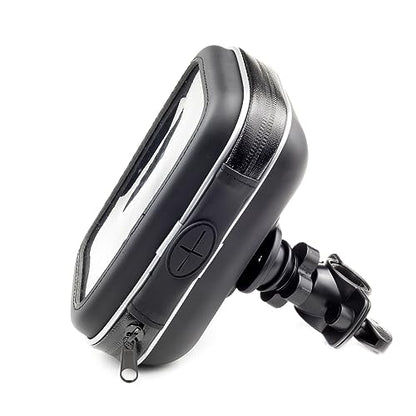 Motorcycle Handlebar Bike Mount with Waterproof Case for Garmin Drive Drivesmart Driveassist 52 51 50 55 Driveluxe Dezl OTR500 Nuvi Tomtom Go Comfort Supreme 5’’ Via 1425M 1525M 1525TM Go 52 520 5200