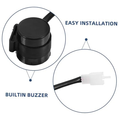 2pcs Motorcycle Turn Signal Flasher Built Buzzer Digital Flasher Relay Electronic Switch Long-