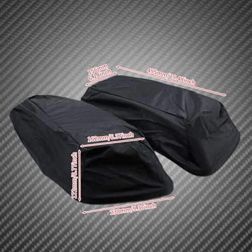 Motorcycle Saddlebag Lid Covers Waterproof bag Fit for Harley Touring Street Glide Road King Road Glide Electra Glide Ultra 2014-2023