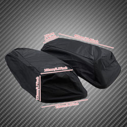 Motorcycle Saddlebag Lid Covers Waterproof bag Fit for Harley Touring Street Glide Road King Road Glide Electra Glide Ultra 2014-2023