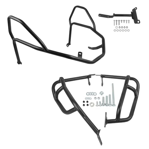 Highway Crash Bar Frame Falling Protector Bars Replacement for Honda NT1100 NT1100 DCT NT1100 ES 2025 2026 Motorcycle Steel Engine Guard Bumper (Upper and Lower)