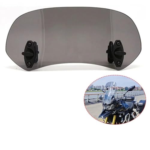 Motorcycle Windshield for VOGE DS900X DS900 900DS 900 DS DSX DSX900 900DSX Motorcycle Windshield Variable Windscreen Spoiler Extension - color: Small Smoked