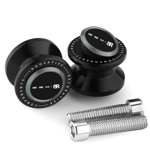 Motorcycle Swingarm Spools Slider Compatible With S.uzuki GSX-8R 2024 2025 | Swing Arm Stand Screws Bobbins GSX8R GSX 8R Accessories (gray) - color: gray