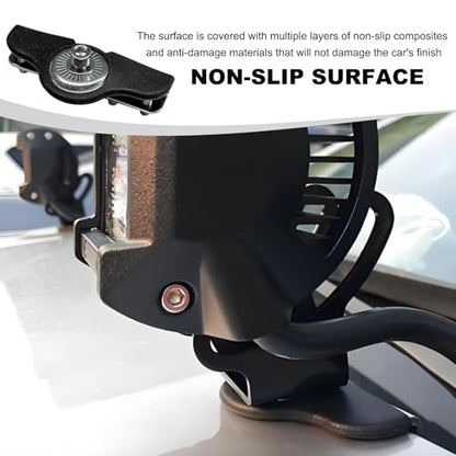 DXNQ 2 PCS LED Light Mounting Brackets, Adjustable Stainless Steel Hood Led Light Holder, LED Work Light Base Bar Pods Mount Bracket Clamp for Car SUV Truck, Car Accessories