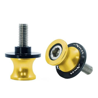Motorcycle Swing Arm Slider Shaft Motorcycle M6 Swingarm Spools Slider Swing Arm Stand Screws Paddock For Y&AMAHA X MAX XMAX 125 200 250 300 400 X-MAX All Years(M6-9) - color: M6-9
