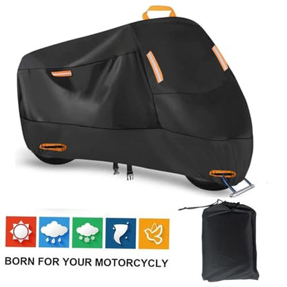 Premium Motorcycle Cover for Harley Davidson V Rod 2002-2020 Waterproof Durable All-Weather Oxford Indoor Outdoor Protection Cover Accessories A