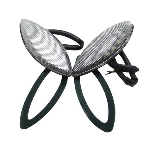 Motorcycle LED Turn Signal Light Indicator Lamp Amber Flush Mount Fit for Kawasaki ZX14 ZX14R ZX-14R 2006-2007 06 07(Smoke)