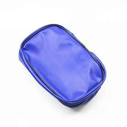 Universal Dirt Bike Off-road PU Leather Tool Bag Storage Tool For Motorcycle Honda Kawasaki Yamaha XR250 KLX250 DRZ 250 (Blue) - color: Blue