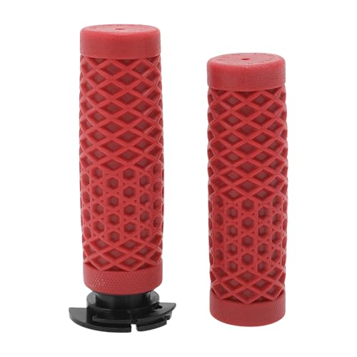 Motoforti 7/8" 22mm 15/16" 24mm Motorcycle Hand Grips Cover Kit Non Slip TPU Handlebar Cover for Motorcycle Scooter Bicycle ATV Dark Red 1 Set - color: Dark Red