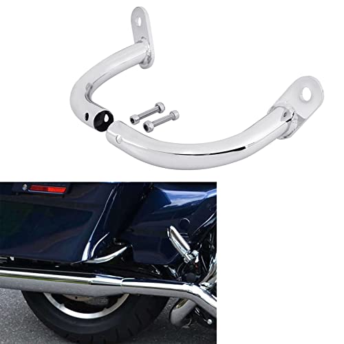 TCT-MOTORPARTS Saddlebag Guard Support Bracket Fits for Harley Electra Glide FLHT FLHTC FLHTCU 97-08 - color: Chrome, size: Fit for Touring 1997-2008#1