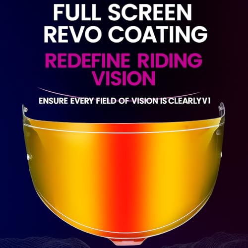 Shoei RF1400 X15 Helmet Visor Replacement Shield, Anti-Fog Sun Shield Accessory Compatible with RF-1400, X15, CWR-2, Z8, X-SPR PRO(Translucent blue) - color: Translucent Blue