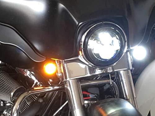 Eectra glide Led turn signal Motorcycle Lights 2" 50mm Bullet Style LED Turn Signals Pannel with Harley Sportster Dyna Road King Electra Glide Iron 883 Softail Street Glide