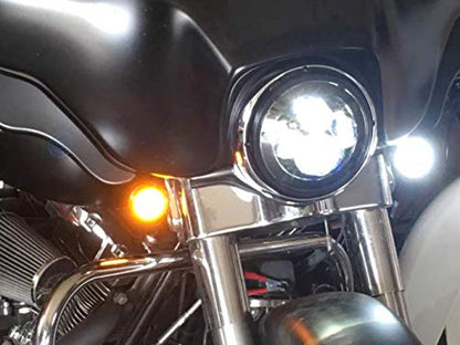 Eectra glide Led turn signal Motorcycle Lights 2" 50mm Bullet Style LED Turn Signals Pannel with Harley Sportster Dyna Road King Electra Glide Iron 883 Softail Street Glide
