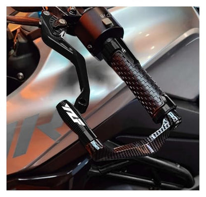 Handlebar Brake Clutch Lever Guard for Ya&maha YZF R1 R3 R6 R15 R125 R25 YZFR6 2025 2024 2023 22 Motorcycle Handlebar Grips Guard Brake Clutch Levers Protector - color: Black