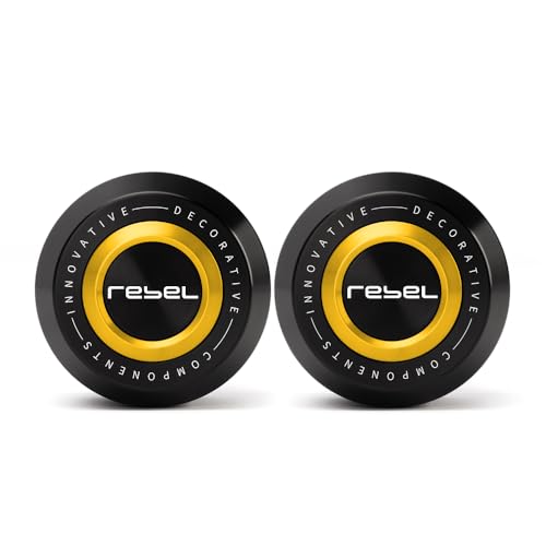 Motorcycle Frame Sliders Crash Bar Protector Compatible with H.onda Rebel 500 2017-2024 2025 | No Cut Aluminum Engine Guard Shield Falling Protection CMX500 CMX 500 Accessories (Gold) - color: gold