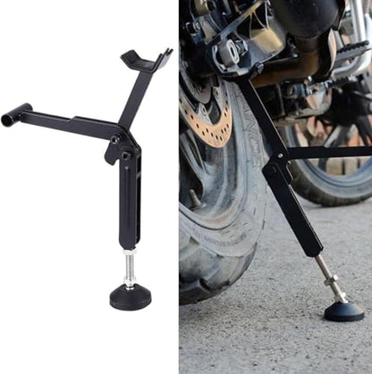 Motorcycle Rear and Front Wheel Lift Stand Trail Stand Motorcycle Side Lifter Repairing Tool Accessories for Most Motorcycle Wheels