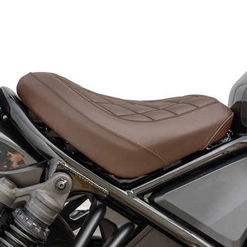 Motorcycle Rider Comfort Solo Seat Fit fot CMX1100 Rebel 1100 2021 2022 2023 2024 2025 2026, Front Driver Saddle Cushion Pillion Pad, Brown - color: Front - Brown