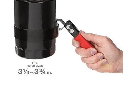 TEKTON 5868 3-3/4-Inch Flex Oil Filter Wrench