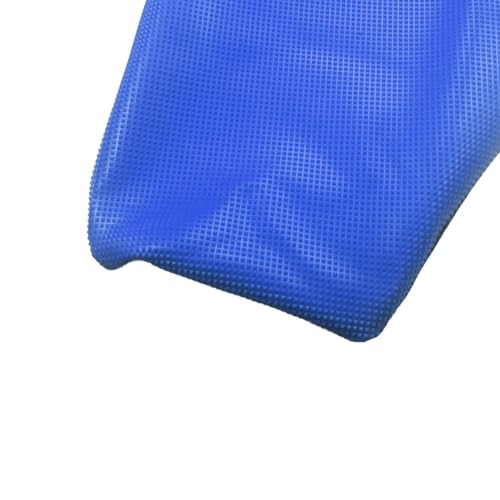 Motorcycle Universal Seat Cover non-slip thick 3D particles suitable Rubber Striped Grip Gripper Soft For CRF WR WRF RMZ YZF SXF EXC EXC XC SX CR KLX 250 Dirt Pit Bike Motocross (Orange) (Blue) - color: New Blue