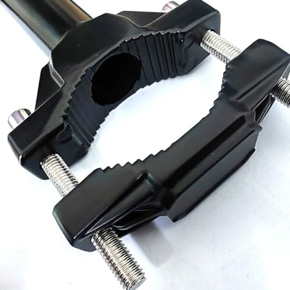 Motorcycle Spotlight Mount Brackets, Motorbike Tube Clamp Turn Signal Mounting Clamp Fog Light Holder for 0.82"-2.1" ATV UTV Roll Bar (2 Pcs)