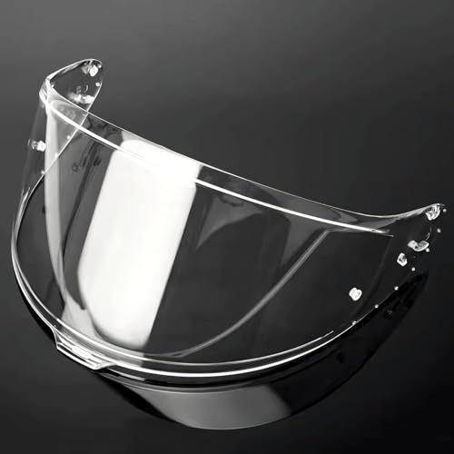 Shoei RF1400 X15 Helmet Visor Replacement Shield, Anti-Fog Sun Shield Accessory Compatible with RF-1400, CWR-2, X15, Z8, X-SPR PRO (Crystal Clear) - color: Crystal Clear