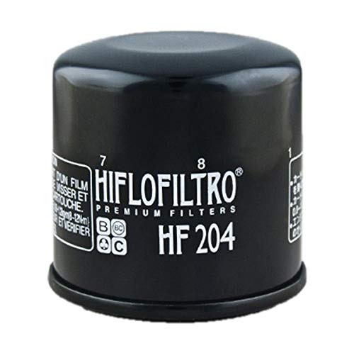 HiFloFiltro HF204-2 Black Standard Premium Oil Filter, 2-Pack - color: Black, size: 2 Pack, style: Standard