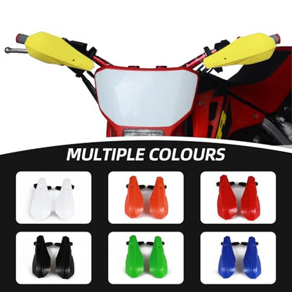 AnXin Motorcycle Handguards 7/8" and 1 1/8" Hand Guard Handlebar Protection Universal for DRZ125 DRZ125L DRZ50 RM85 RM125 RM DRZ 50 85 125 Dirt Pit Bike ATV Yellow - color: yellow