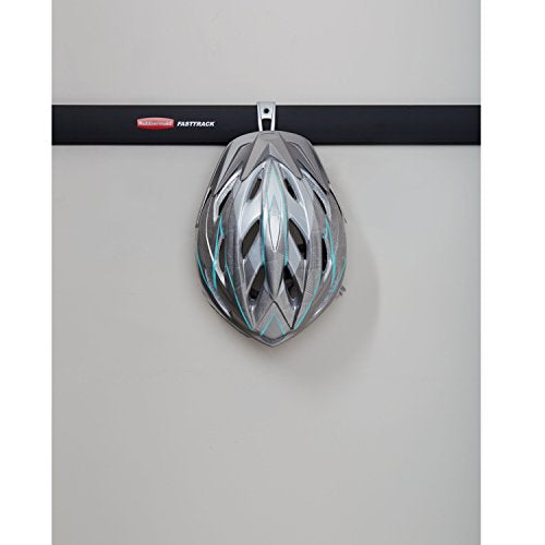 Rubbermaid Fasttrack Compact Hook for Garage Organization, Soft Grip, Ideal for Cords/Ropes/Small Hoses/Camping Chairs (Pack of 6) - size: 1 Count (Pack of 6), style: Compact Hook