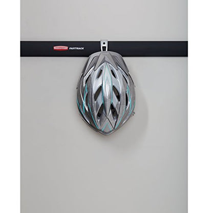 Rubbermaid Fasttrack Compact Hook for Garage Organization, Soft Grip, Ideal for Cords/Ropes/Small Hoses/Camping Chairs (Pack of 6) - size: 1 Count (Pack of 6), style: Compact Hook