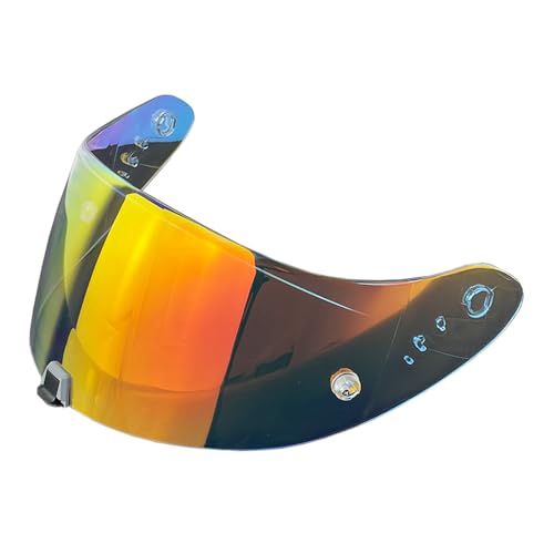 R1 Air Helmet Visor Replacement,Tinted Motorcycle Helmet Face shield Windshield lens for R1,R1 Air,R1 EVO,T520,ST1400,391 (Revo Clear Red) - color: Revo Clear Red