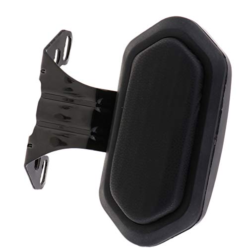 Kesoto Durable Motorcycle Sissy Bar Rear Passenger Back Rest Backrest Pad Cushion Universal Suitable for Motorcycle