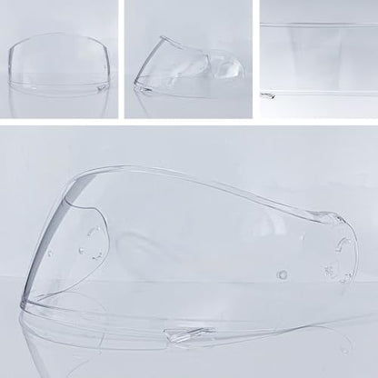 Neotec 2 Helmet Visor Replacement for,CNS-3 UV Protection Helmet Face Shield Compatible with SHOEI Neotec 2(Clear) - color: Clear- Day and Night Use