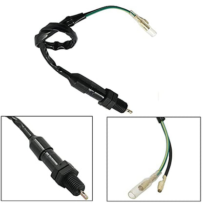 Motorcycle Universal Rear Brake Light Switch with Spring Kit for Honda Kawasaki Suzuki Yamaha Quad Bikes ATVs Scooters