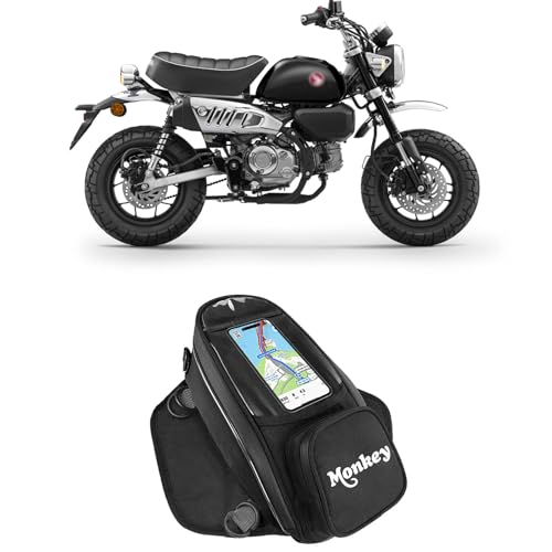 For Monkey 125 DAX ST 125 2025 2024 2023-2018 Accessories Fuel tank bag Motorcycle fuel tank bag Tank bag Travel fuel tank bag Waterproof large capacity navigation bag (Monkey125) - color: Monkey125